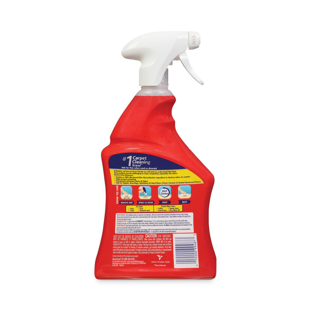 Resolve Urine Destroyer, Citrus, 32 oz Spray Bottle, 6/Carton - RAC99487