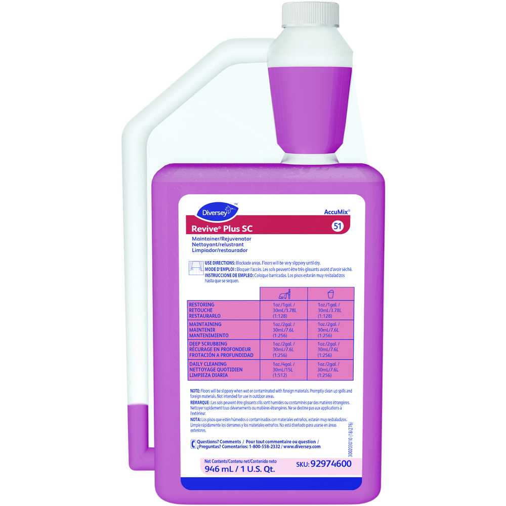 Diversey Floor Cleaners, Strippers & Sealers: Product Type: Floor Maintainer/Rejuvenator; Container Type: Spray Bottle - DVS93359764