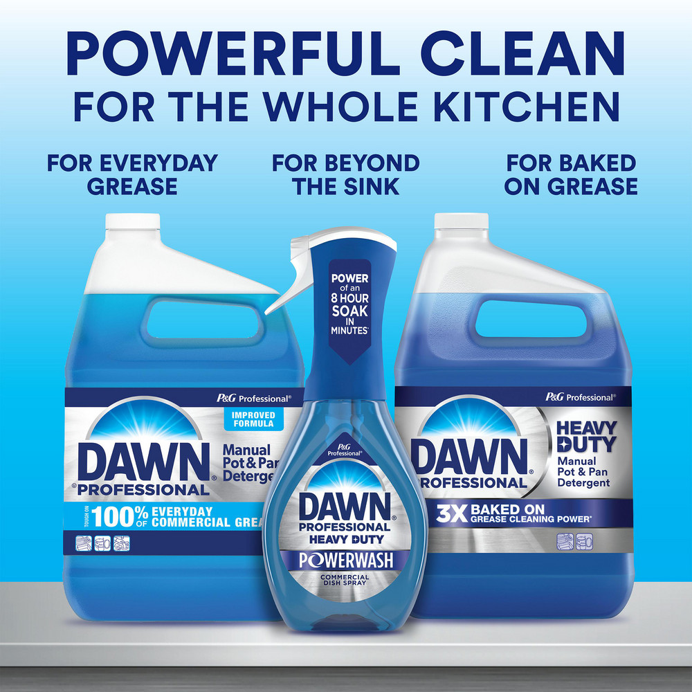 Dawn Professional Dawn Professional Manual Pot & Pan Detergent, Dish Soap, Dishwashing Liquid, Lemon Scent, 38 fl oz - PGC45113EA