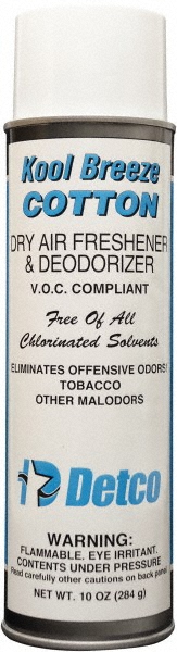 Detco Kool Breeze - Cotton, 20 oz Aero Can, Air Freshener - 0972-A12