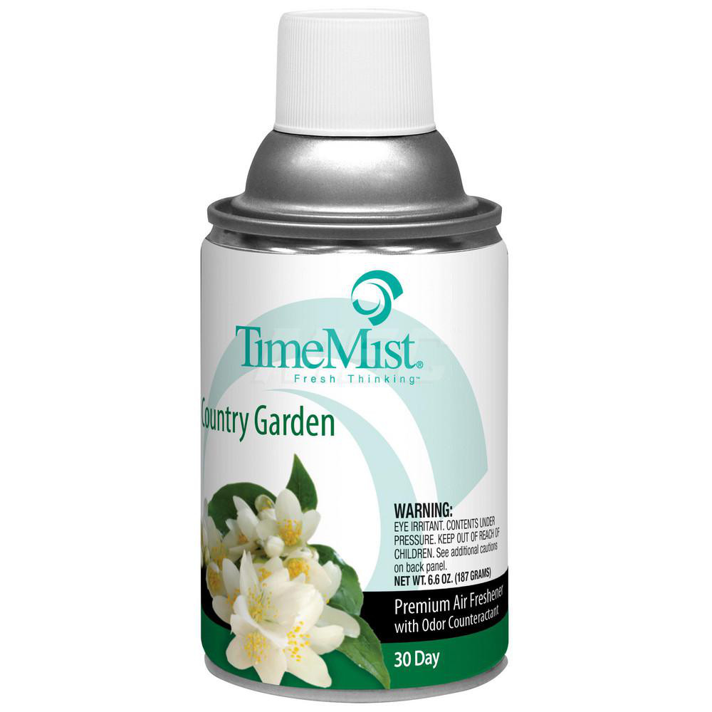 ZEP Premium TimeMist Metered 30 Day Air Freshener, Country Garden, 7 oz, Country Garden Scent, 12/Case - 1042786