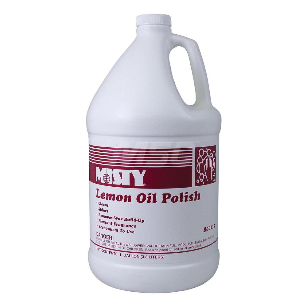 ZEP Furniture Polish: Liquid, 1 gal Bottle, Lemon Scent - 1001517