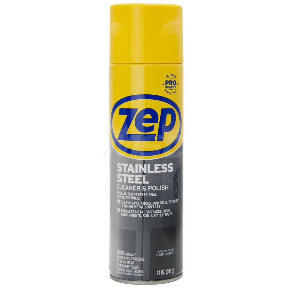 ZEP Misty Aspire® Stainless Steel Cleaner & Polish, Lemon Scent, 16 oz, 12/Case - 1038047