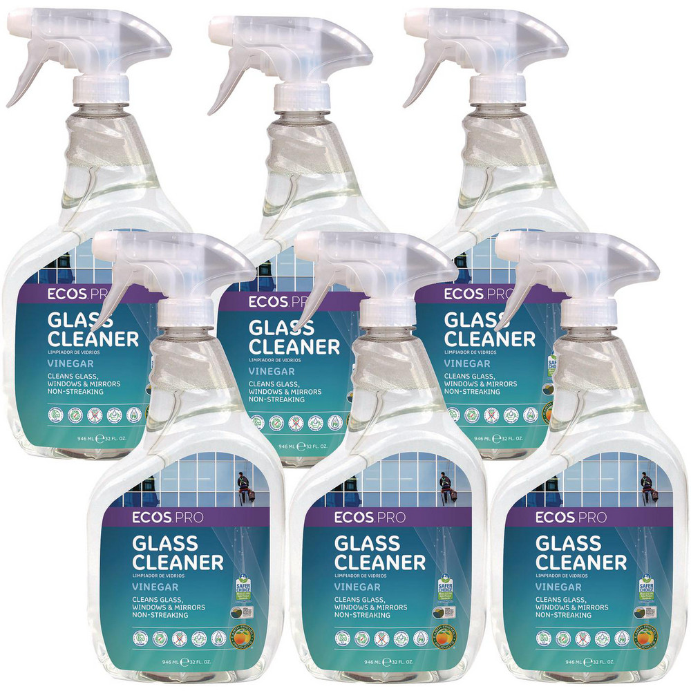 Rochester Midland Corporation Glass Cleaners: Liquid, Spray Bottle, Ready To Use, Ready to Use (RTU) Pro Strength, Ready To Use (RTU) PRO STRENGTH, Ready to Use, Ammonia-Free, 32 oz - 11768914