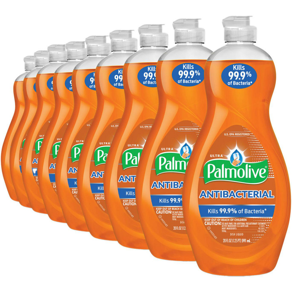 Ajax Dish Detergent, Liquid, Antibacterial, Orange, 52 oz, Bottle, 6/Carton - CPC49860CT