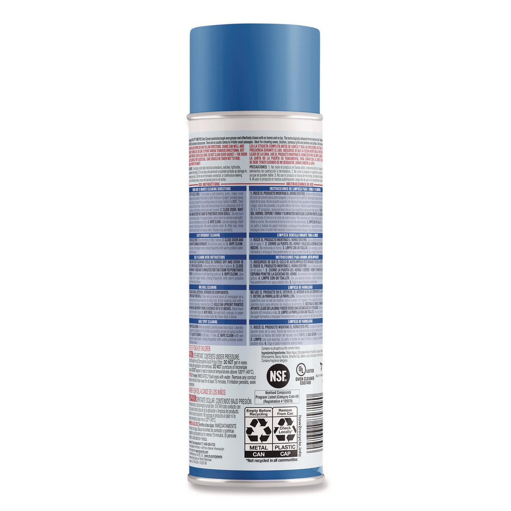 Professional Easy-Off Fume Free Max Oven Cleaner, Foam, Lemon, 24 oz Aerosol Spray, 6/Carton - RAC85260