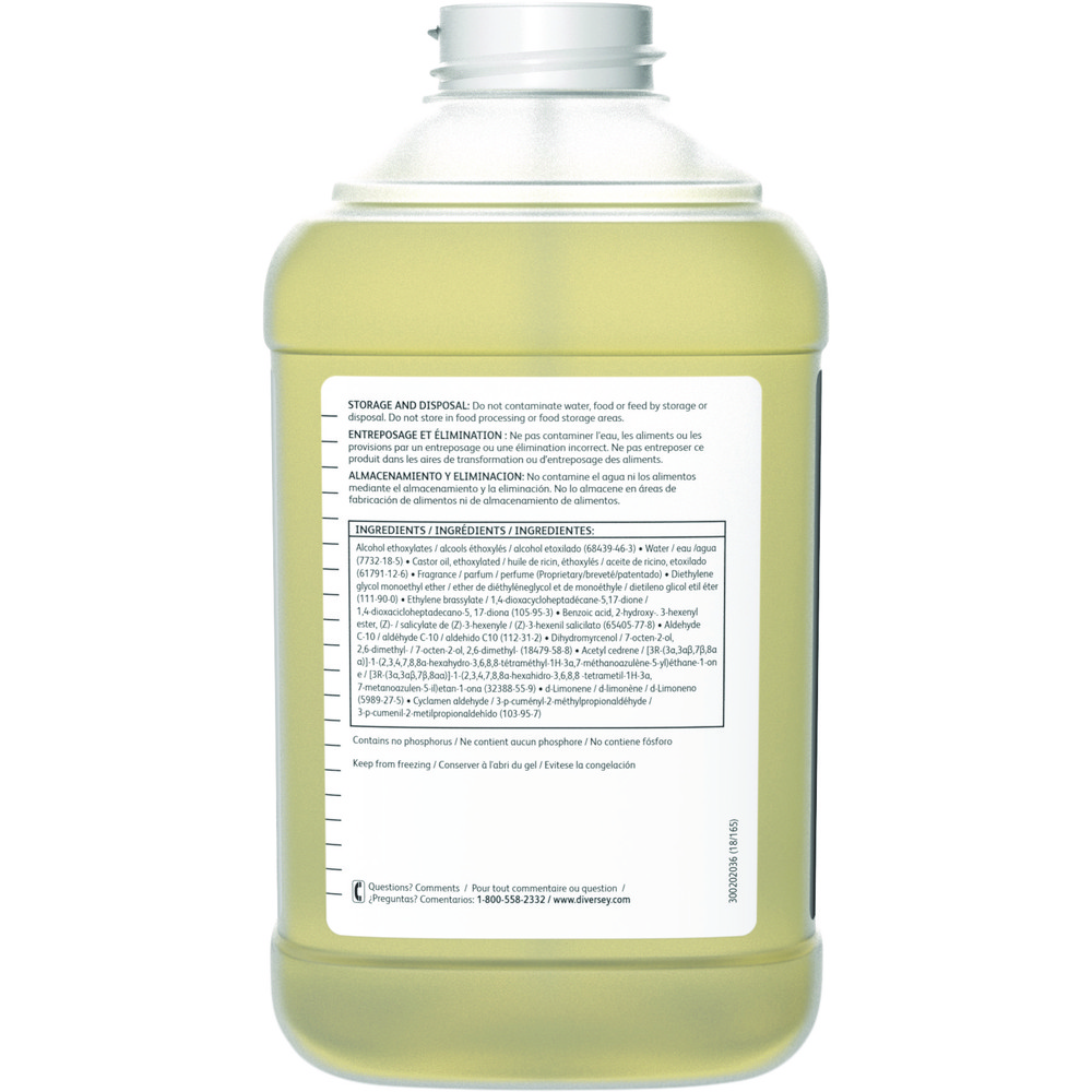 Diversey Air Fresheners: Freshener Type: Fabric Deodorizer; Form: Liquid; Container Type: Bottle - DVS101109739
