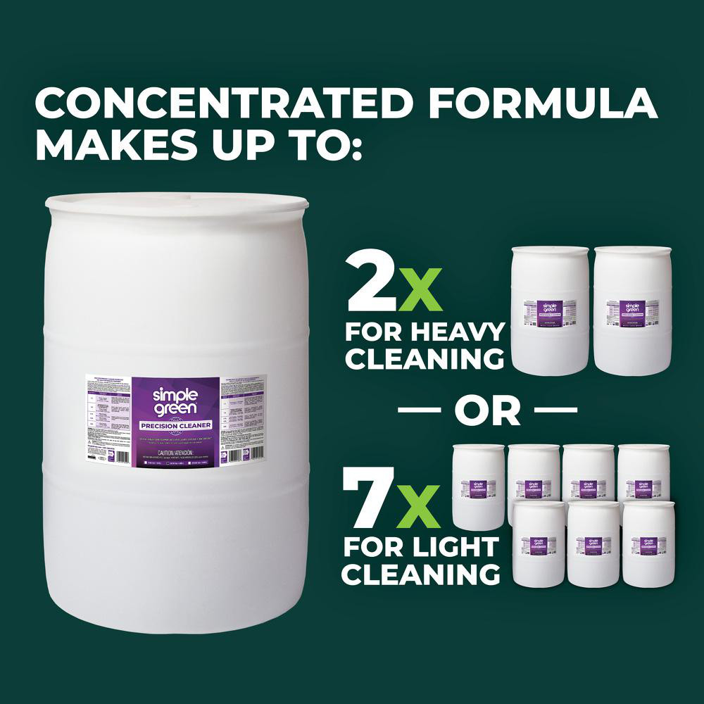 Simple Green® Cleaner &/Degreaser Degreaser: 55 gal (Drum), Drum, Concentrated - 0100200113459