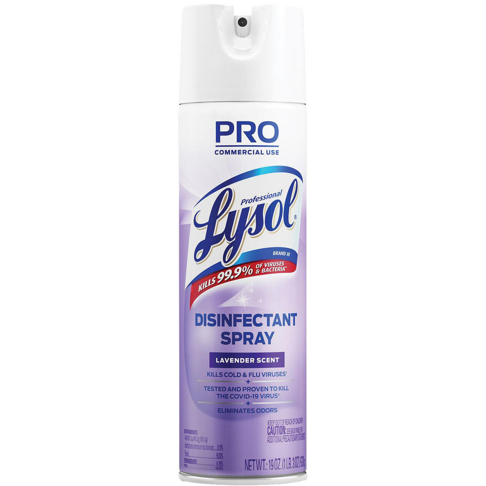 Lysol Disinfectant Spray, Lavender, 19 oz Aerosol Spray, 12/Carton - RAC89097CT