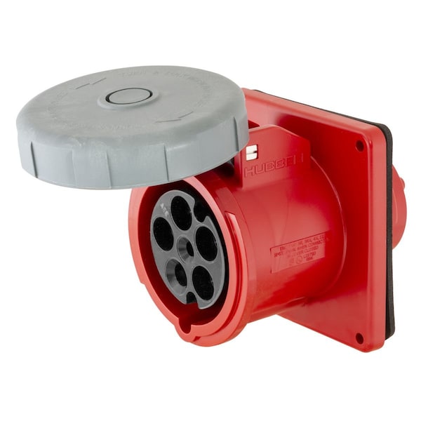 Hubbell Wiring Device-Kellems Heavy Duty Products, IEC Pin and Sleeve - HBL530R6W