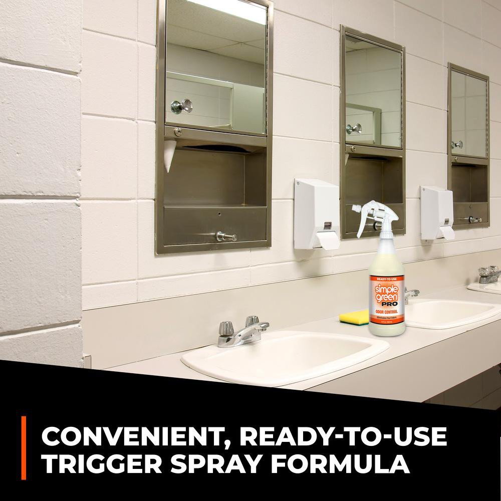 Simple Green® Air Fresheners: Freshener Type: Odor Neutralizer; Form: Liquid; Container Type: Trigger Spray Bottle; Dispensing Method: Spray - 0710101204032