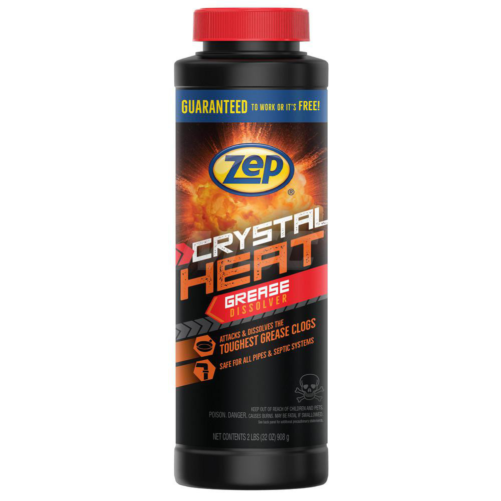 ZEP Crystal Heat Drain Opener, 1 qt, 12/Case - ZUCRY2