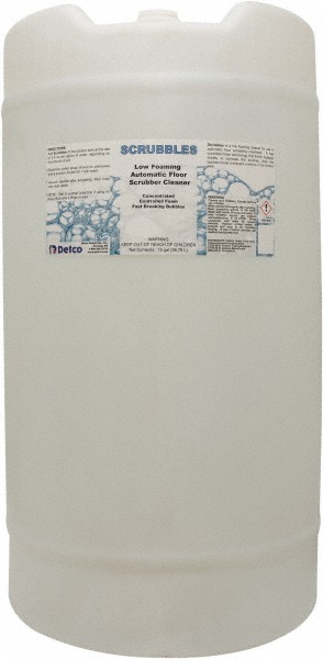 Detco Scrubbles, 15 Gal Drum, Low Foam Floor Scrubber Soap - 1530-015
