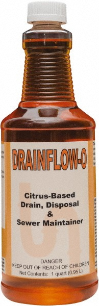 Detco Drainflow-O, 32 oz Bottle, Citrus Drain Maintainer - 0593-Q12