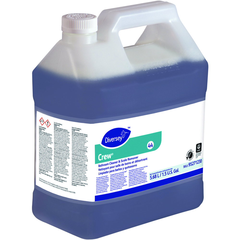 Diversey Bathroom Cleaners: Product Type: Scale Remover, Bathroom Cleaner; Form: Liquid; Container Type: Jug; Container Size: 1.5 gal - DVS95271230