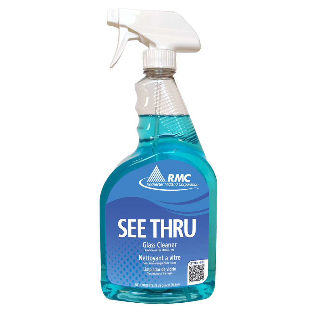 National Chemical Laboratories Glass Cleaners: Liquid, Plastic Bottle, Ready To Use, Ammonia-Free, 32 oz - 1303-36