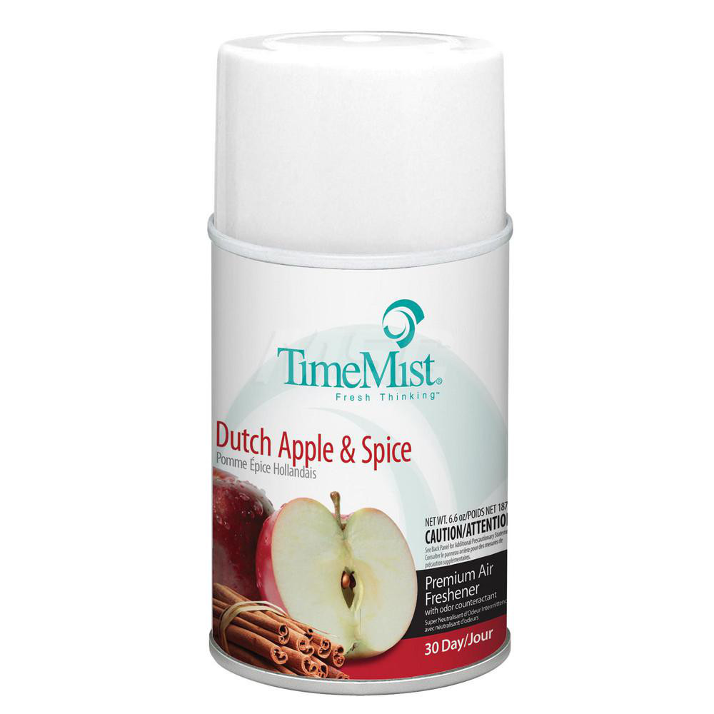ZEP Premium TimeMist Metered 30 Day Air Freshener, Dutch Apple & Spice, 7 oz, Dutch Apple Scent, 12/Case - 1042818