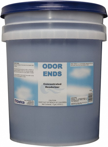 Detco Odor Ends, 5 Gal Pail, Concentrated Odor Neutralizer - 1196-005