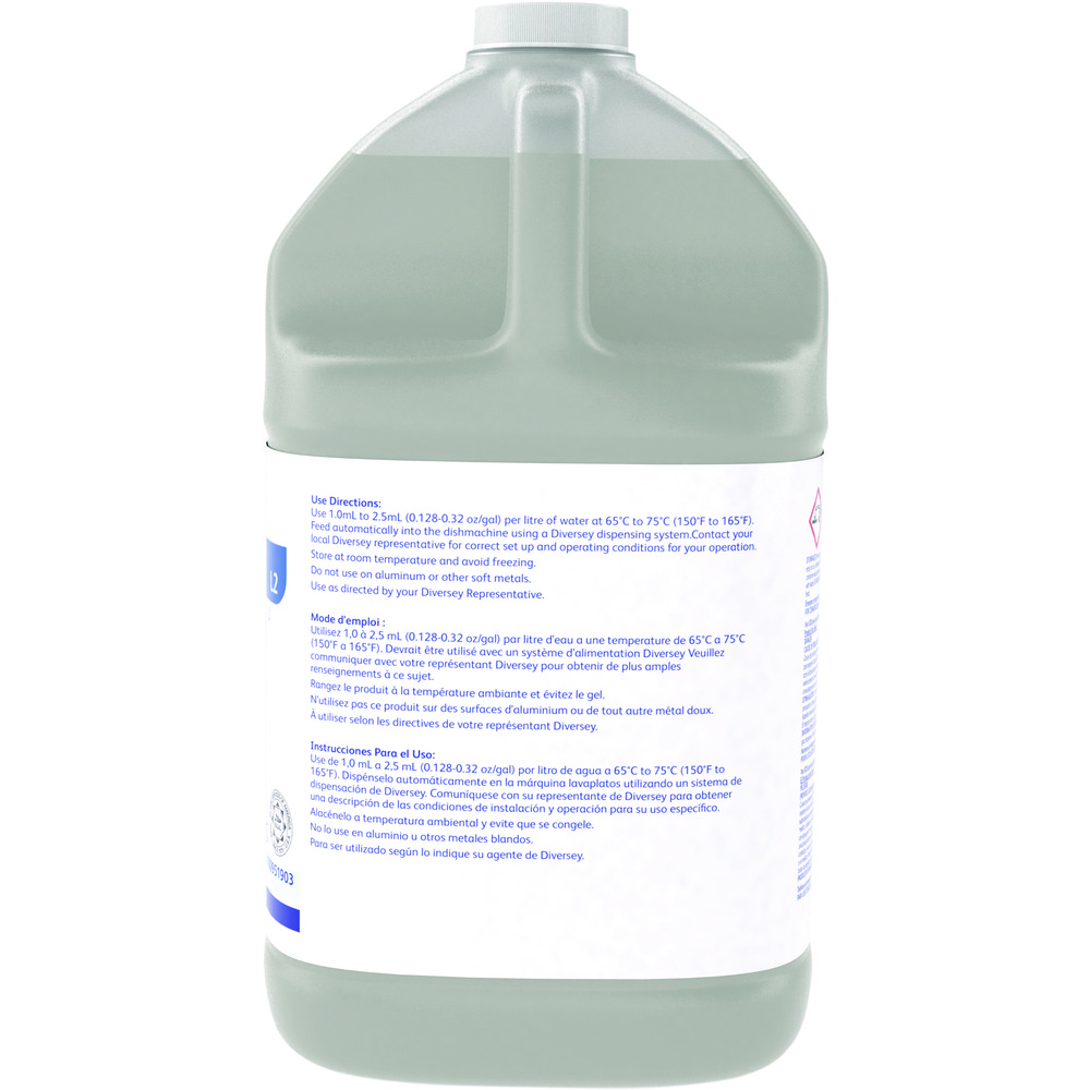 Diversey Dish Detergent: Detergent Type: Automatic Dishwashing; Form: Liquid; Container Type: Jug - DVS100951903