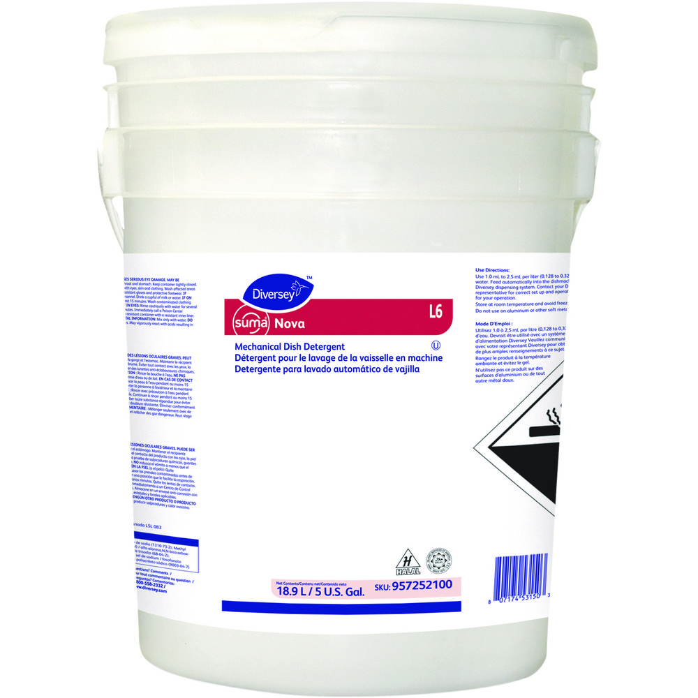 Diversey Dish Detergent: Detergent Type: Automatic Dishwashing; Form: Liquid; Container Type: Jug - DVS100951903