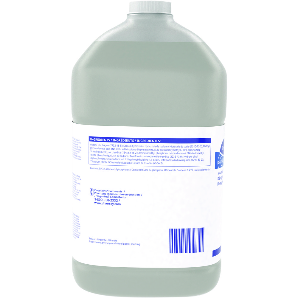 Diversey Dish Detergent: Detergent Type: Automatic Dishwashing; Form: Liquid; Container Type: Jug - DVS100951903