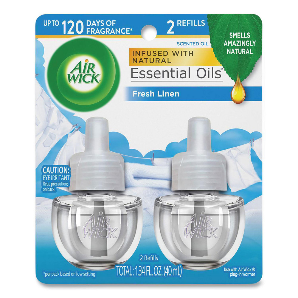 Air Wick Scented Oil Refill, Warming - Apple Cinnamon Medley, 0.67 oz, 2/Pack - RAC80420PK