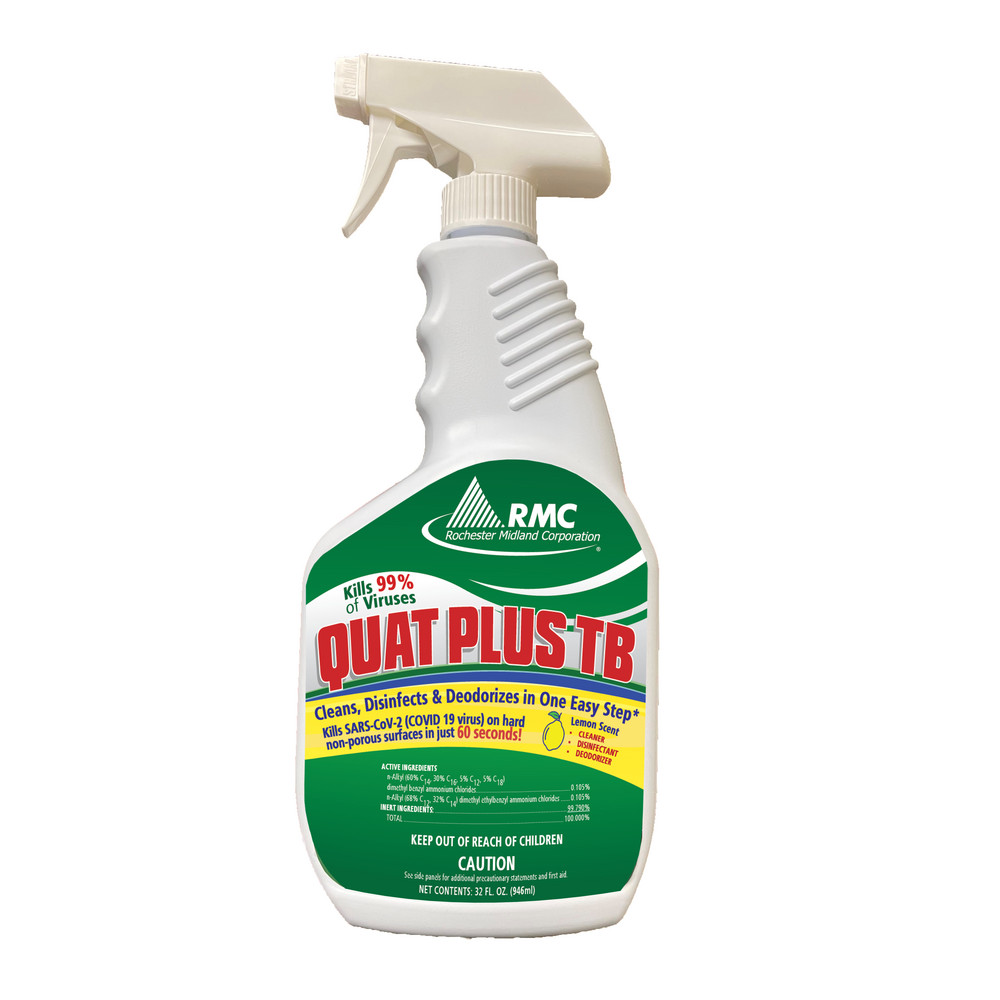 Rochester Midland Corporation All-Purpose Cleaner: 1 qt Bottle, Disinfectant - 11789314
