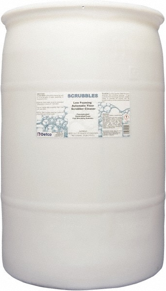 Detco Scrubbles, 30 Gal Drum, Low Foam Floor Scrubber Soap - 1530-030