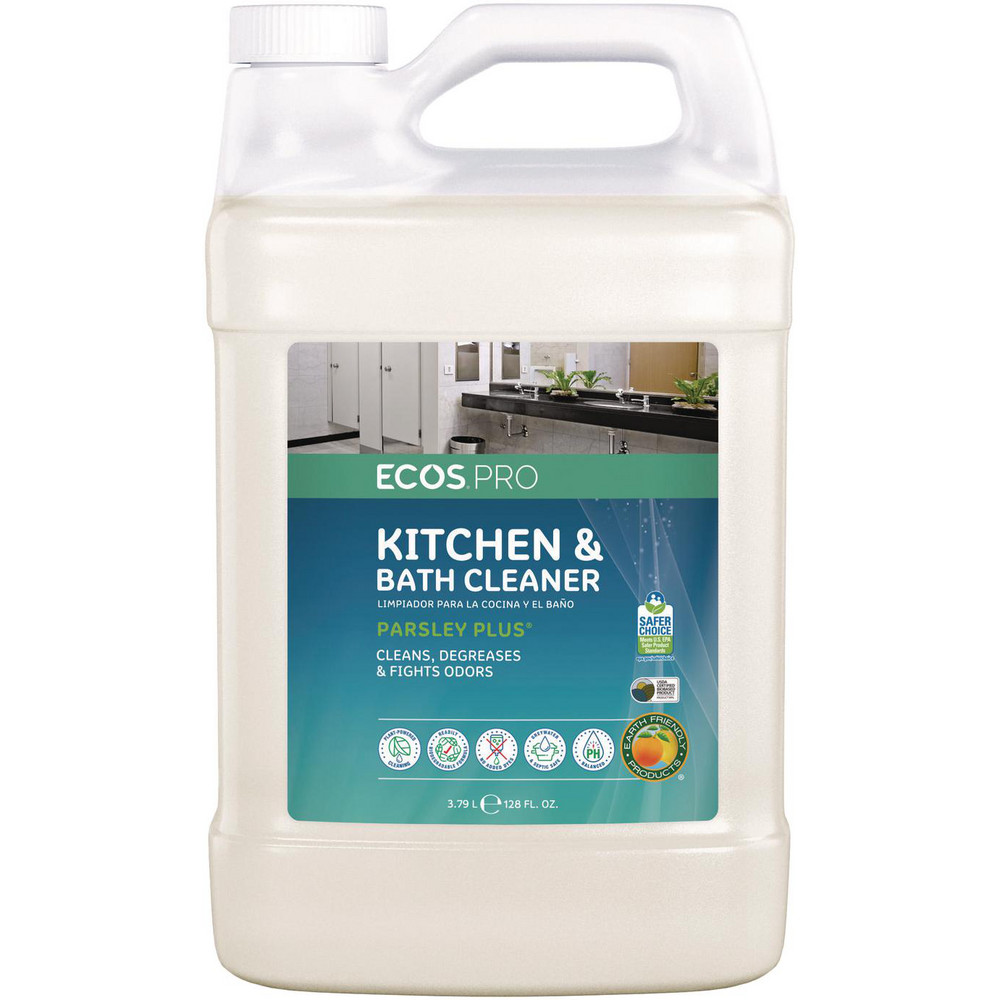 ECOS Parsley Plus All-Purpose Kitchen and Bathroom Cleaner, Herbal Scent, 1 gal Bottle, 4/Carton - EOPPL974604CT