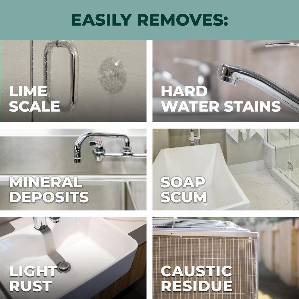 Simple Green® Lime & Rust Remover, Calcium, Efflorescence Remover & All-Purpose Cleaner & Degreaser: 55 gal (Drum), Drum - 1700200100055