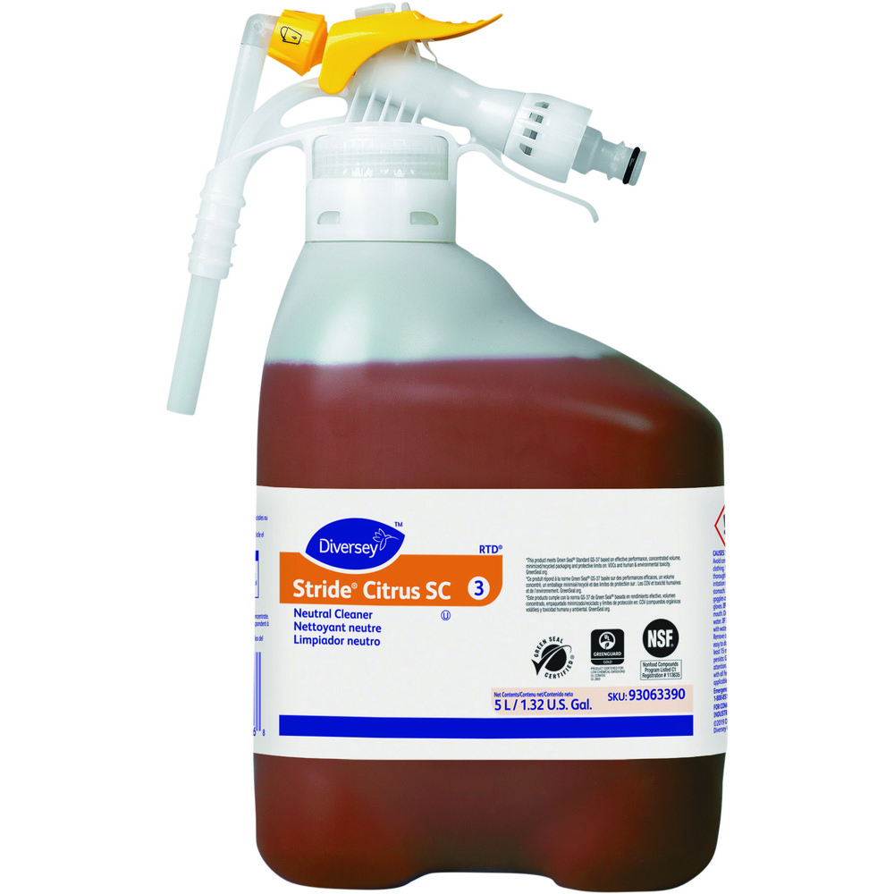 Diversey Floor Cleaners, Strippers & Sealers: Product Type: Neutral Cleaner; Container Type: Bottle - DVS93063390