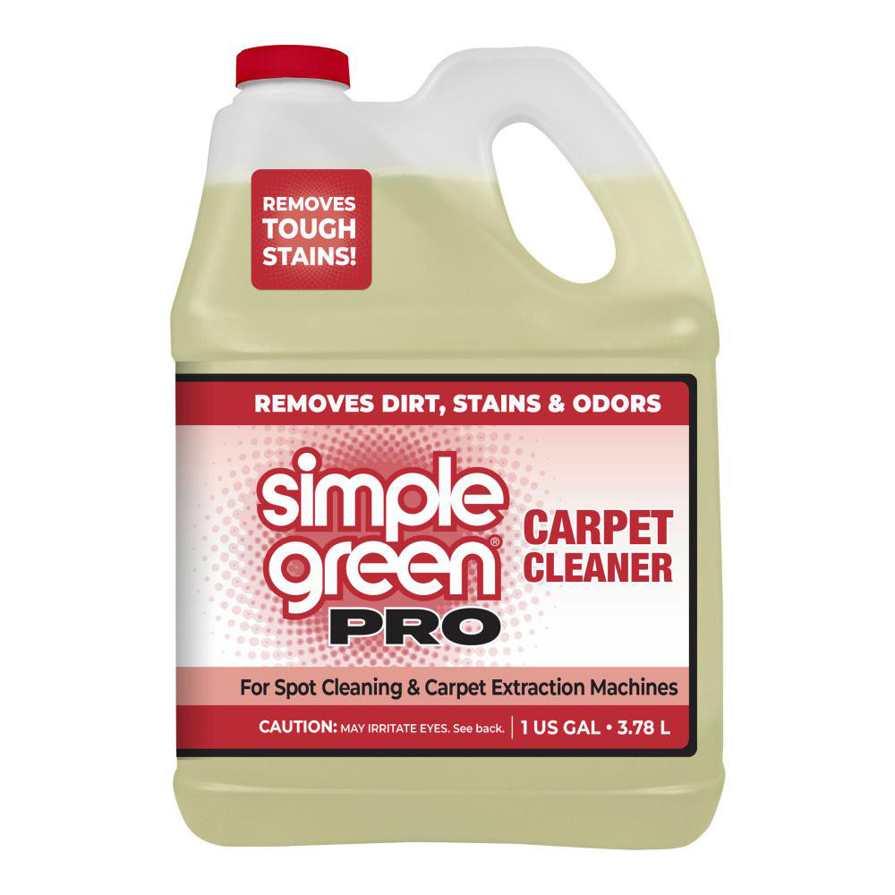 Simple Green® Carpet & Upholstery Steam Extraction Cleaner, Carpet Spot/Stain Cleaner & Carpet/Fabric Stain & Spot Remover: 32 gal Trigger Spray Bottle - 0510101206032