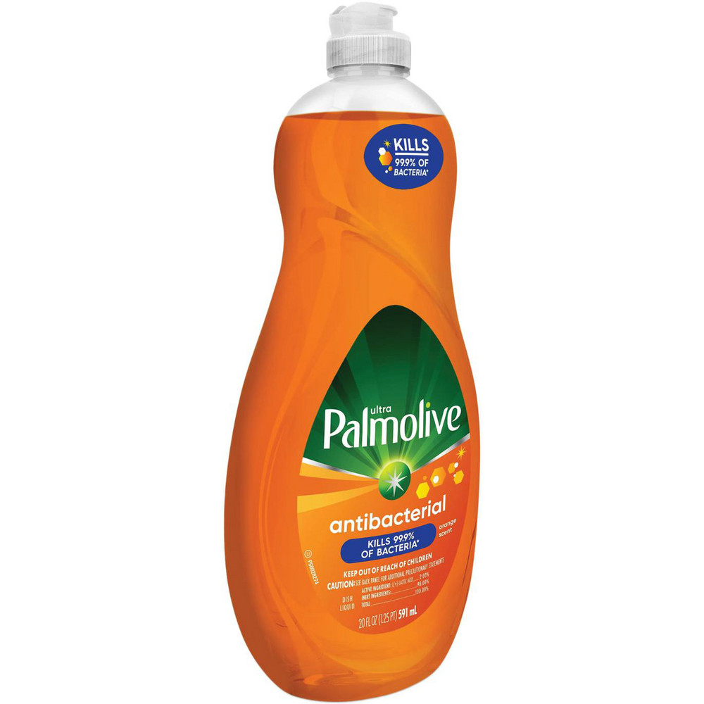 Palmolive Ultra Antibacterial Dishwashing Liquid, Orange Scent, 20 oz Bottle, 9/Carton - CPC45038