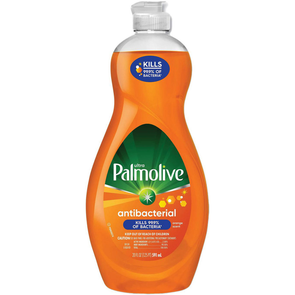 Palmolive Ultra Antibacterial Dishwashing Liquid, Orange Scent, 20 oz Bottle, 9/Carton - CPC45038