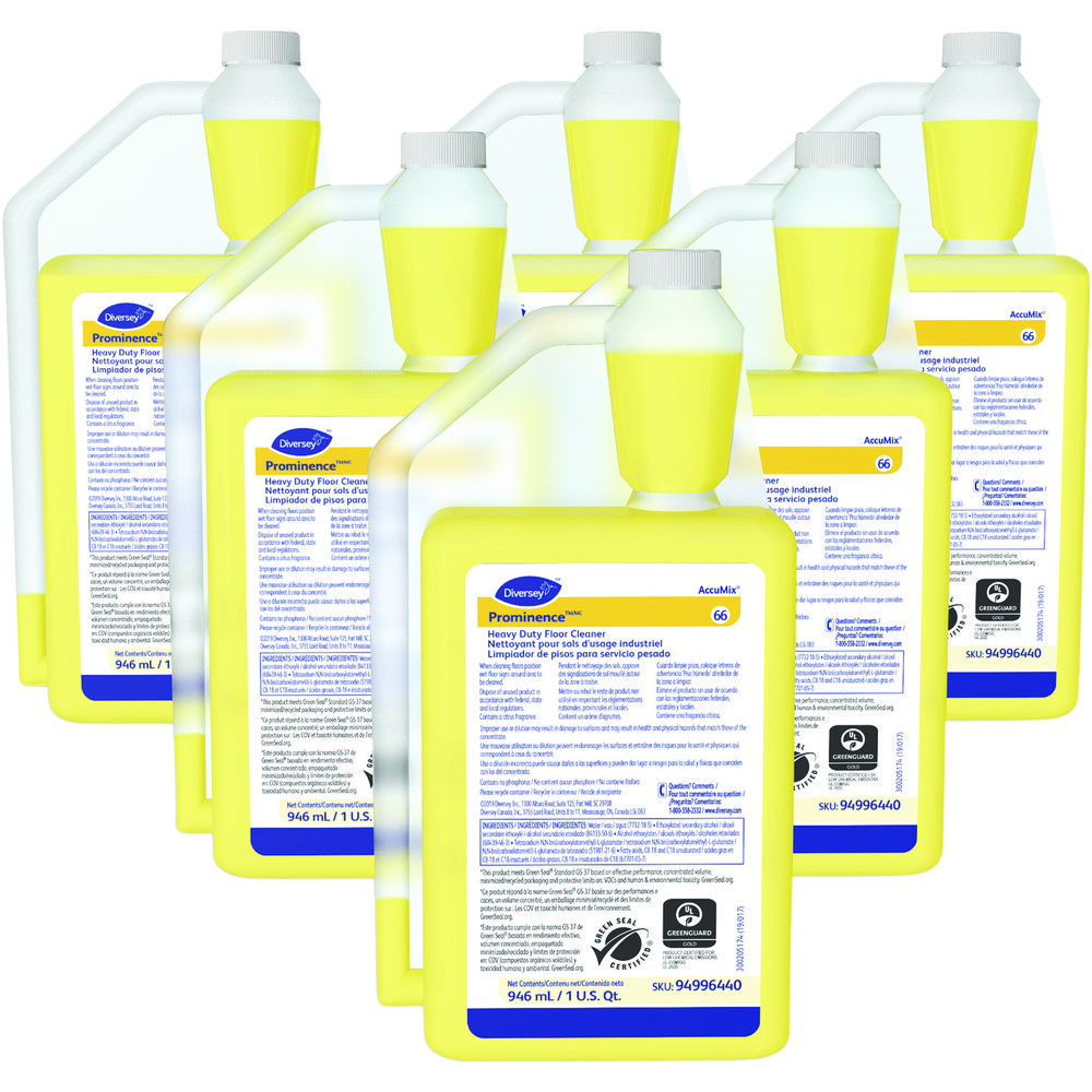 Diversey Floor Cleaners, Strippers & Sealers: Product Type: Heavy-Duty Floor Cleaner; Container Type: Bottle; Container Size (fl. oz.): 32.00 - DVS94996440