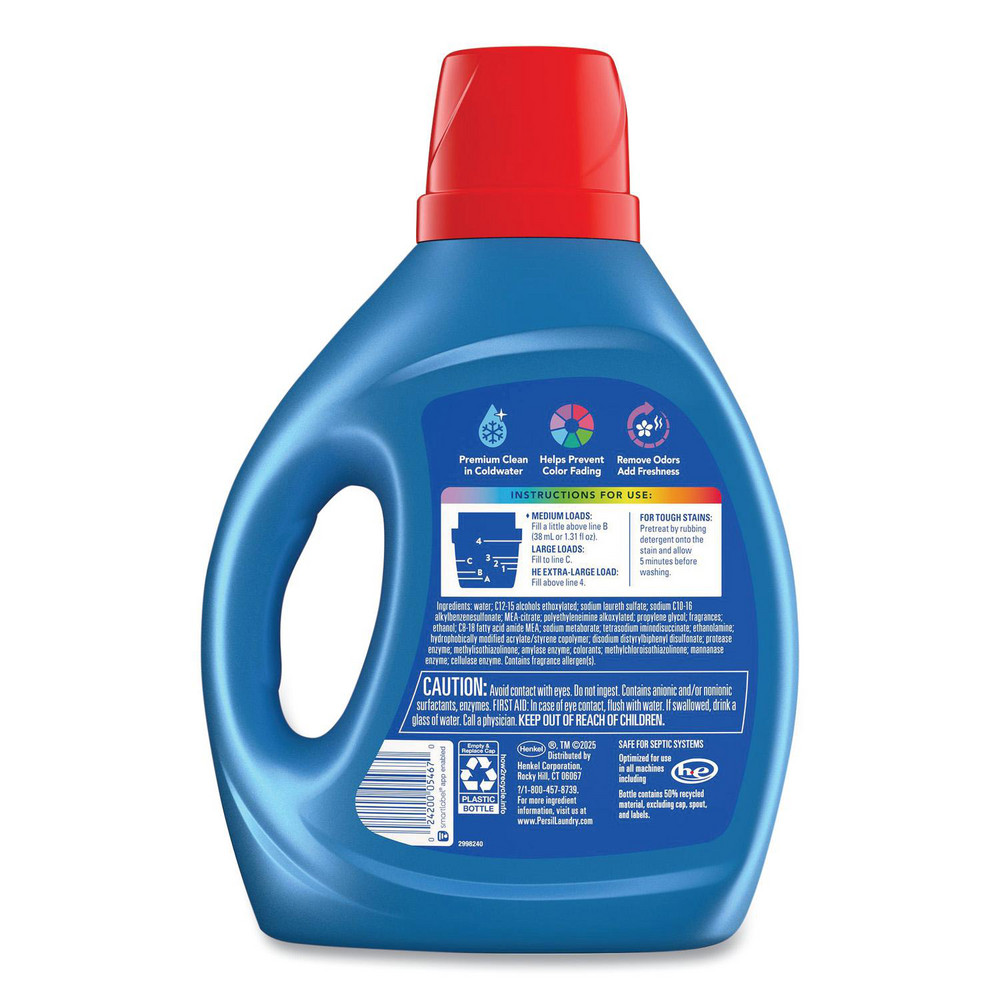 Persil Intense Fresh Liquid Laundry Detergent, 64 Loads, 84 oz Bottle, 4/Carton - DIA05468