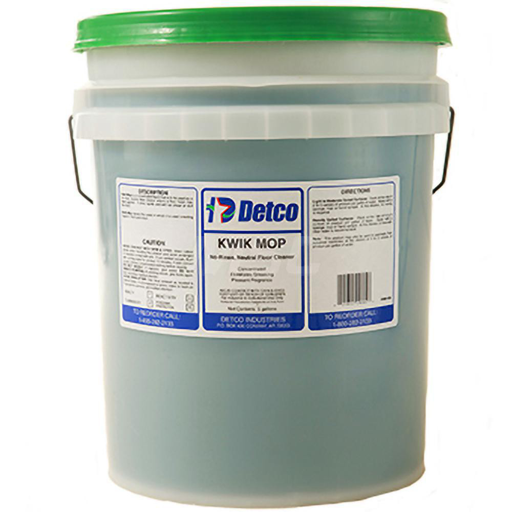 Detco Kwik Mop, 55 Gal Drum, Concentrated Neutral Floor Cleaner - 0986-055