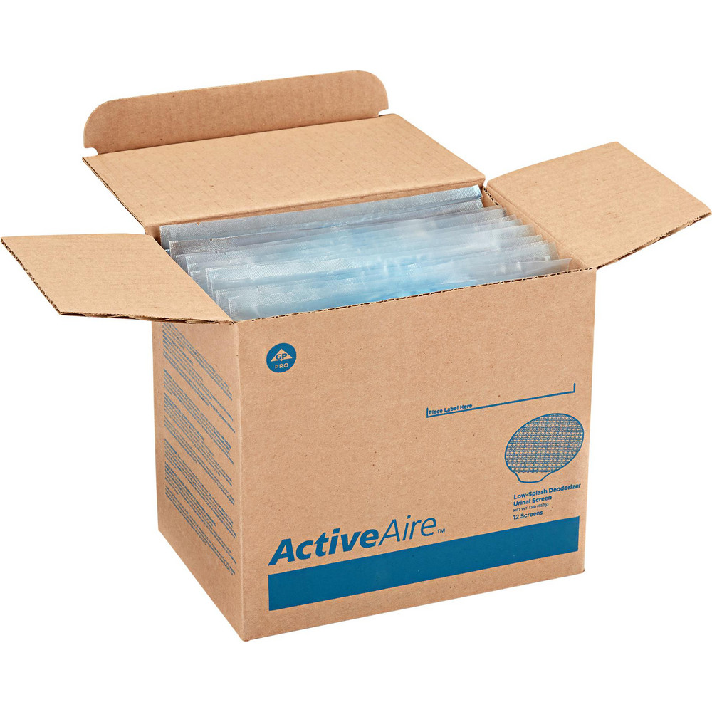 Georgia Pacific Activeaire Low-Splash Deodorizer Urinal Screens, Coastal Breeze - 48260
