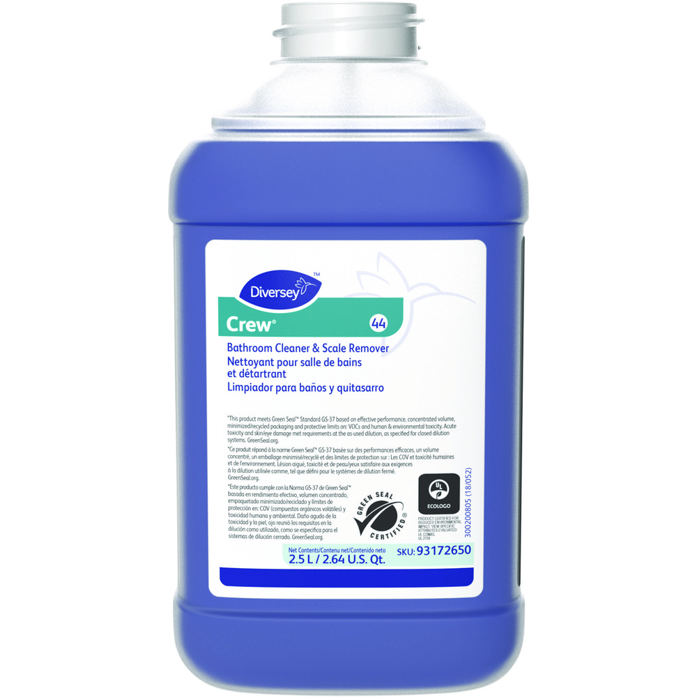 Diversey Bathroom Cleaners: Product Type: Scale Remover, Bathroom Cleaner; Form: Liquid; Container Type: Bottle; Container Size: 84.5 oz - DVS93172650