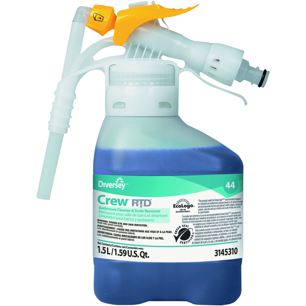 Diversey Bathroom Cleaners: Product Type: Scale Remover, Bathroom Cleaner; Form: Liquid; Container Type: Spray Bottle; Container Size: 50.7 oz - DVS93145310