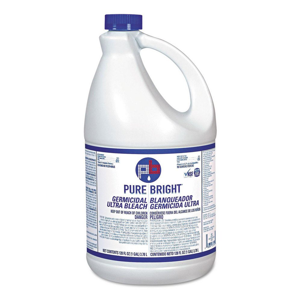 KIK Liquid Germicidal Bleach, 1 gal Bottle, 3/Carton - KIKBLEACH3