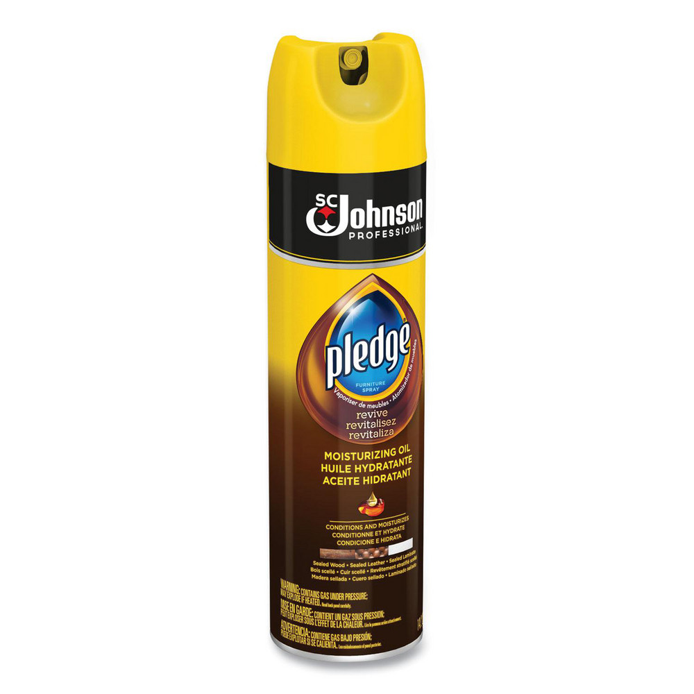 Pledge Pledge Moisturizing Oil Furniture Cleaner, 14.2 oz Aerosol Can, 6/case - SJN697264
