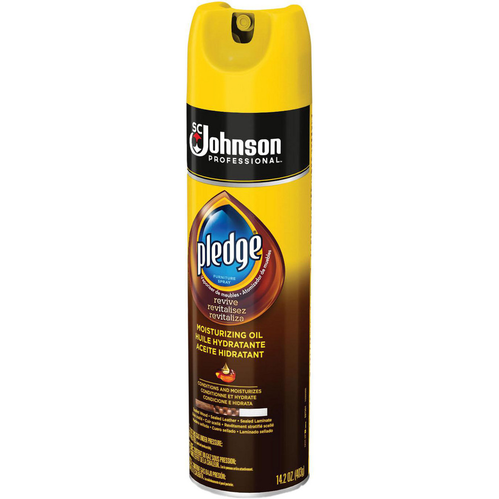 Pledge Pledge Moisturizing Oil Furniture Cleaner, 14.2 oz Aerosol Can, 6/case - SJN697264