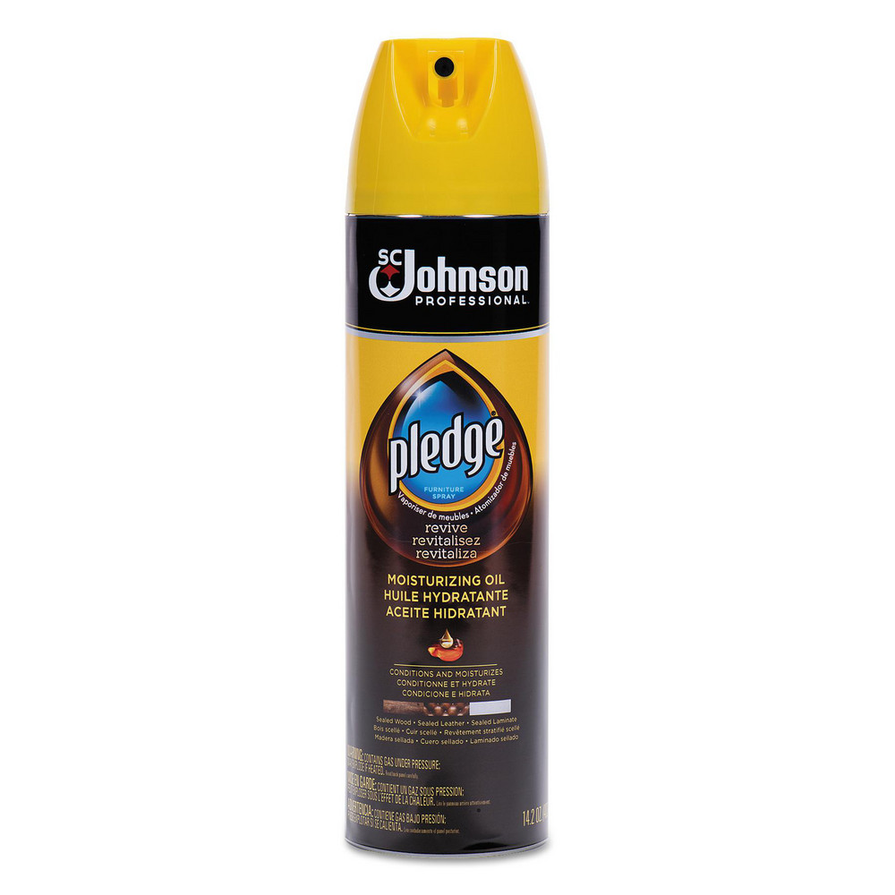 Pledge Pledge Moisturizing Oil Furniture Cleaner, 14.2 oz Aerosol Can, 6/case - SJN697264