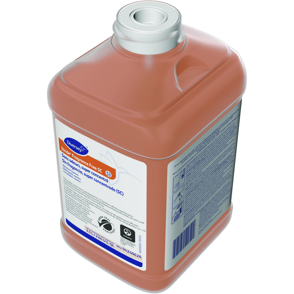 Diversey Floor Cleaners, Strippers & Sealers: Product Type: Fragrance Free Neutral Cleaner; Container Type: Bottle; Container Size (fl. oz.): 84.50 - DVS94240626