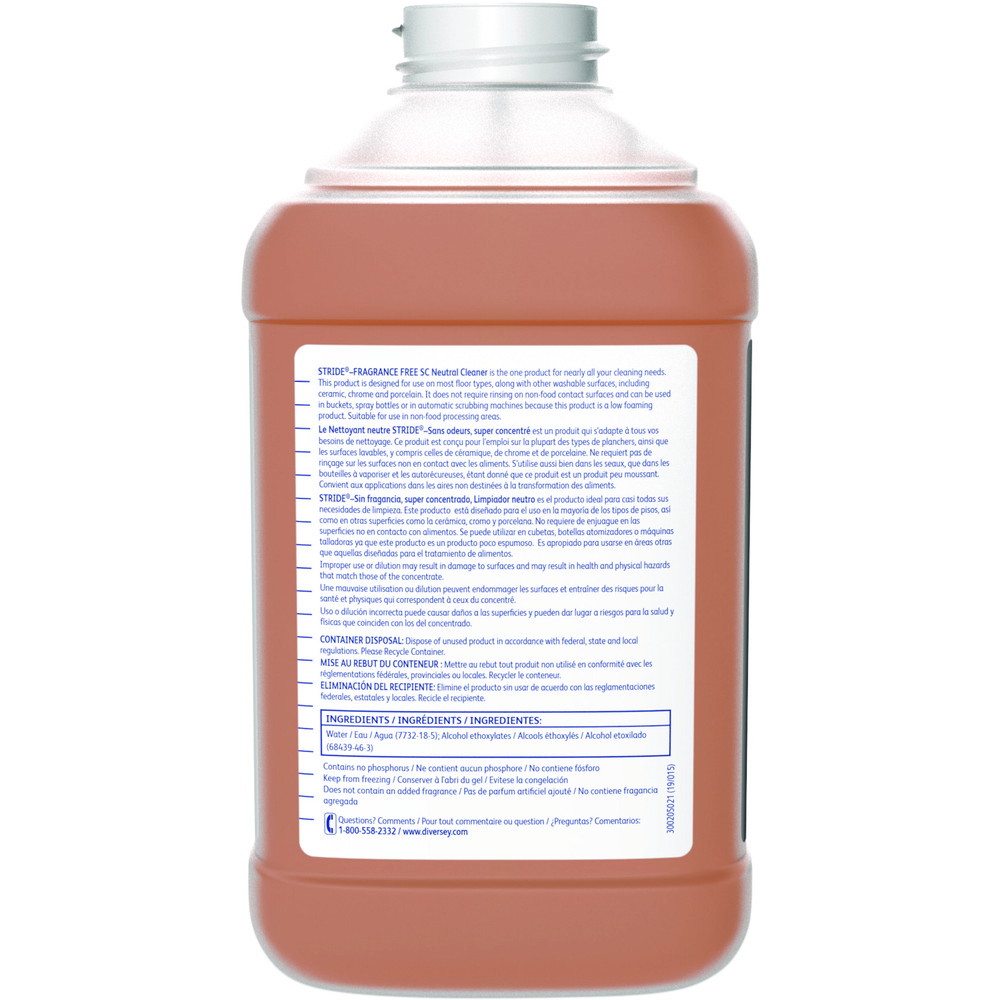 Diversey Floor Cleaners, Strippers & Sealers: Product Type: Fragrance Free Neutral Cleaner; Container Type: Bottle; Container Size (fl. oz.): 84.50 - DVS94240626