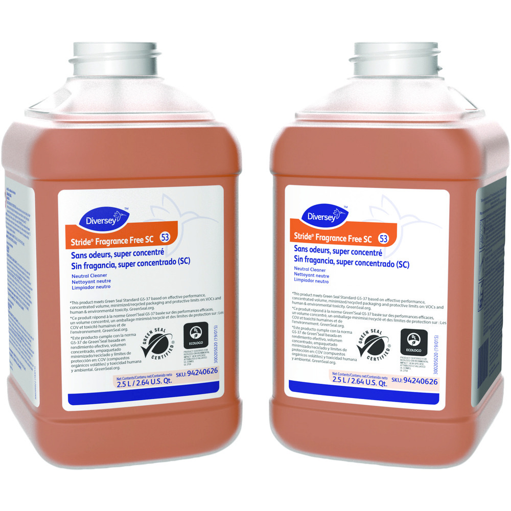 Diversey Floor Cleaners, Strippers & Sealers: Product Type: Fragrance Free Neutral Cleaner; Container Type: Bottle; Container Size (fl. oz.): 84.50 - DVS94240626