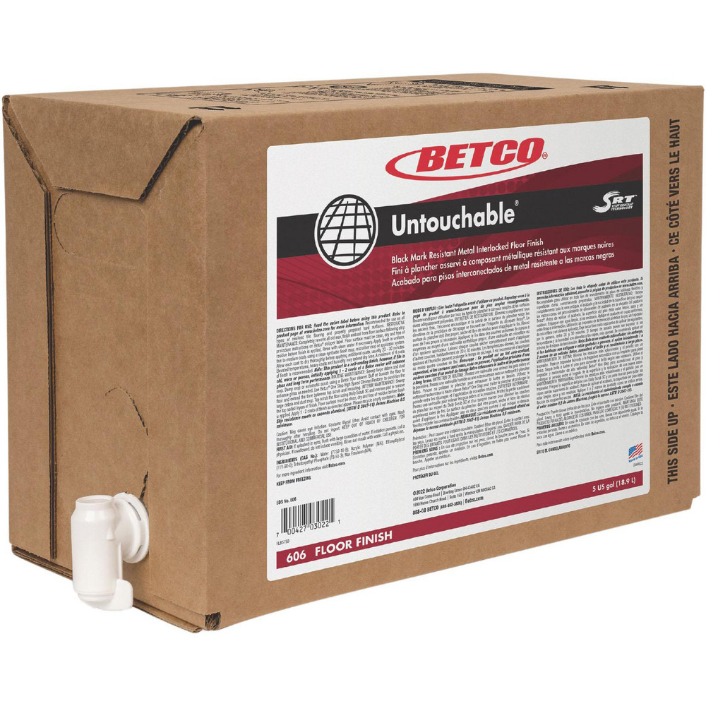 Betco Floor Cleaners, Strippers & Sealers: Product Type: Floor Finish; Container Type: Bag-in-Box - BET606B500
