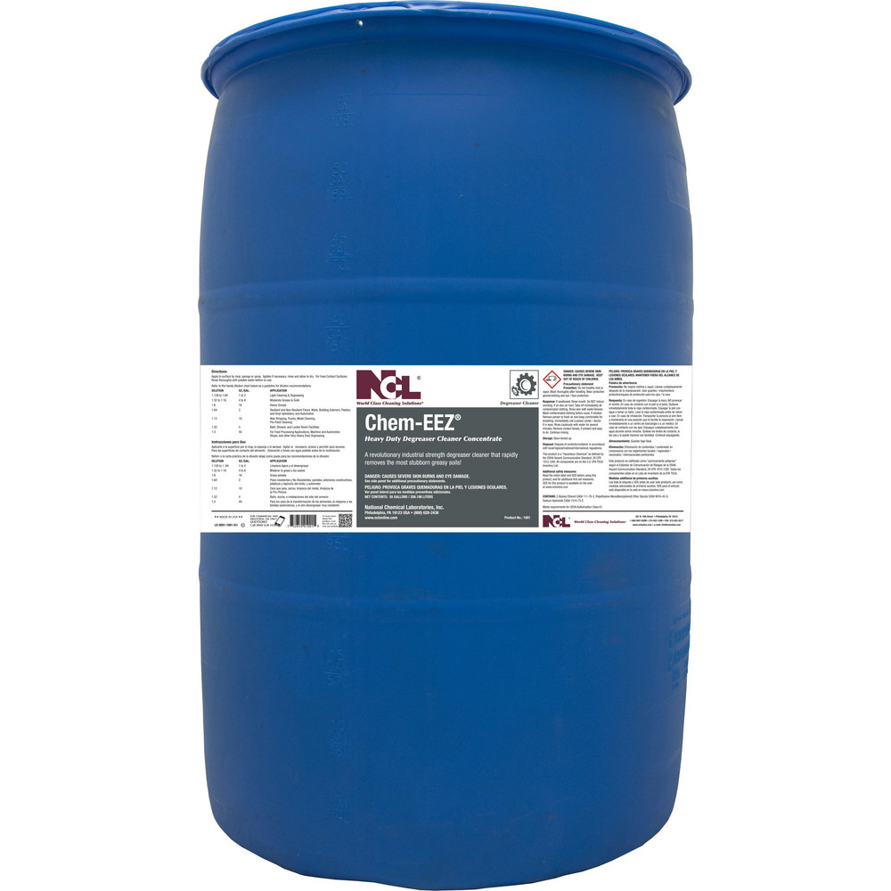 National Chemical Laboratories Cleaner &/Degreaser Degreaser: 55 gal, Drum, Concentrated - 1001-18