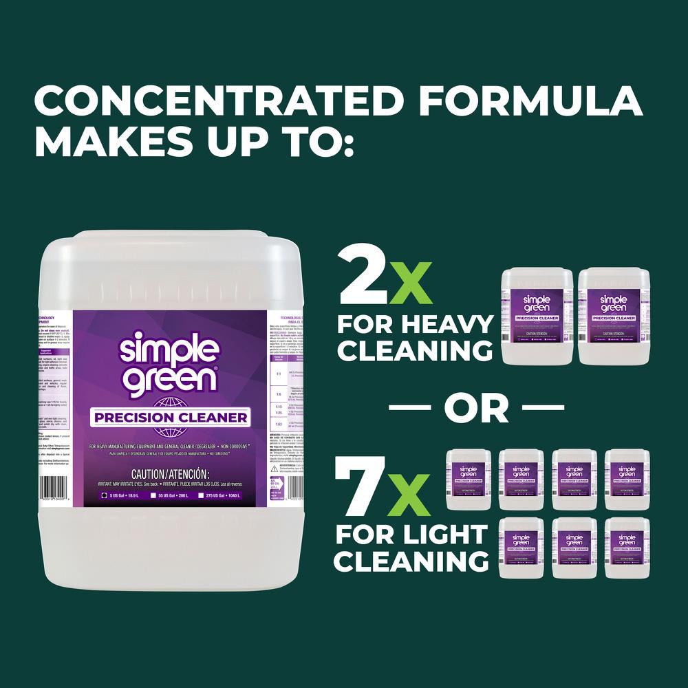 Simple Green® Cleaner &/Degreaser Degreaser: 5 gal (Pail), Pail, Concentrated - 0100200113409
